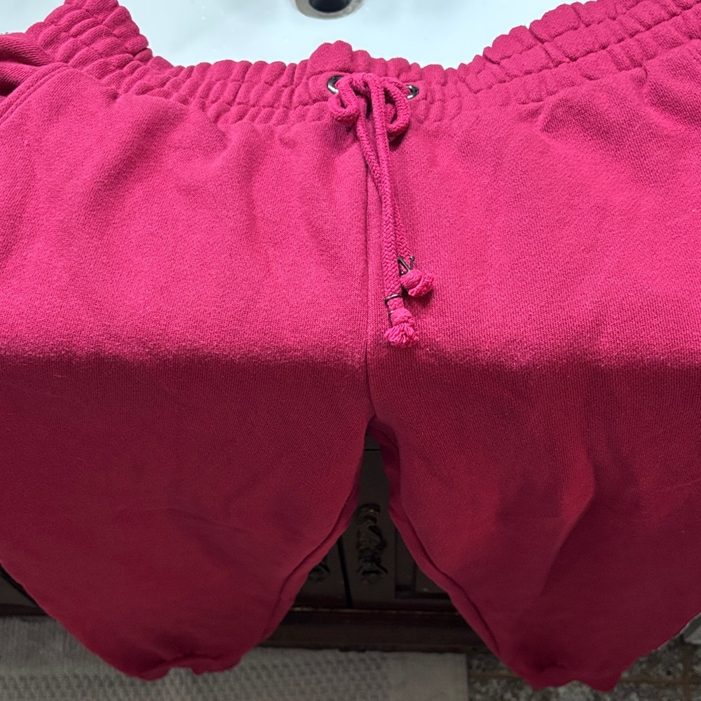 Victoria's Secret Fuchsia Athletic sweats with matching bra